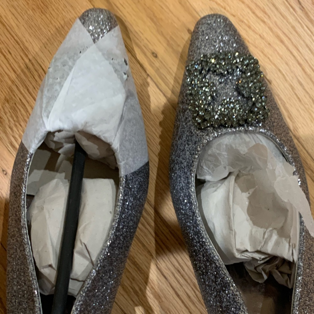 Sparkly kitten heels